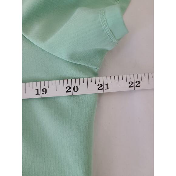 Cherokee uniforms medium women's mint scrub top - Picture 7 of 8